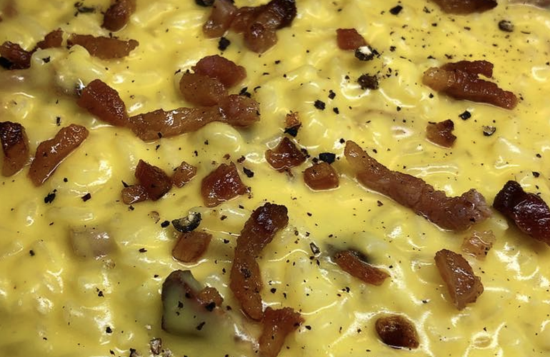 risotto alla carbonara