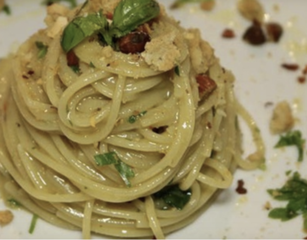Spaghetti aglio e olio di Cannavacciuolo