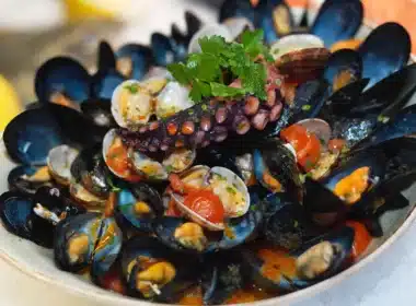 zuppa di cozze come da ricetta di cannavacciuolo