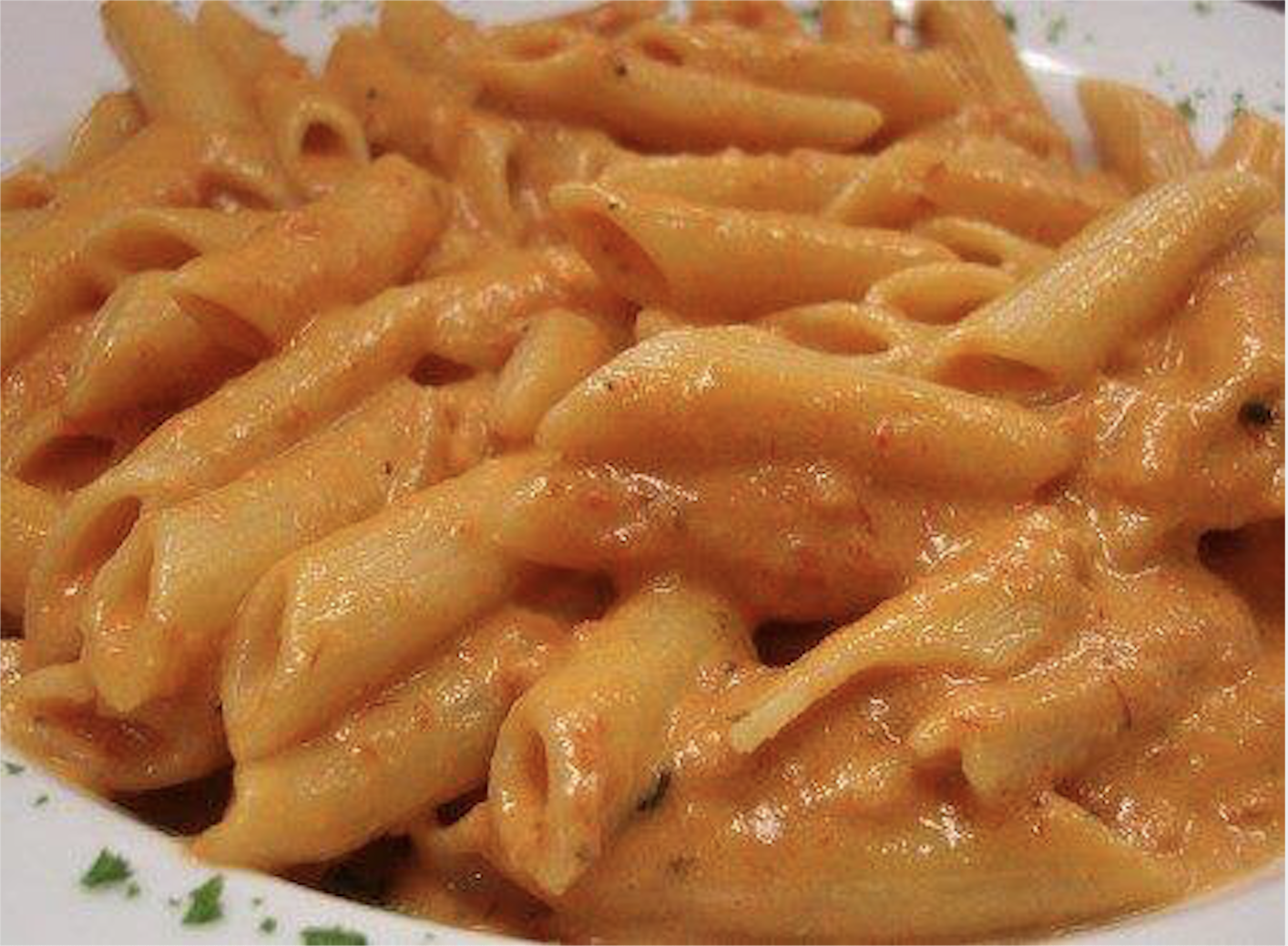 Pasta alla salsa rosa di Gualtiero Marchesi