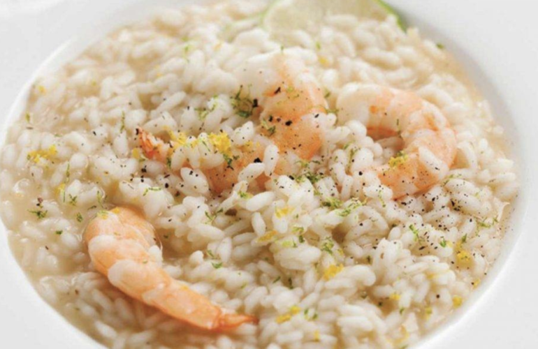Risotto gamberi e agrumi di Cannavacciuolo, il piatto da chef facile da