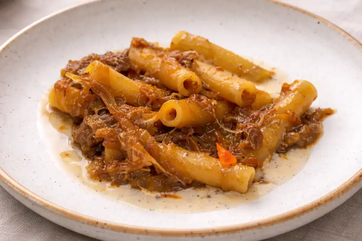 pasta alla genovese di capretto