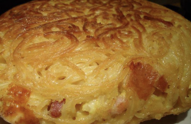 Pastiera di spaghetti, piatto ultra tradizionale e con pochissimi