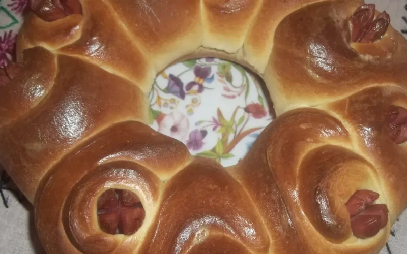 Rustico con wurstel salato