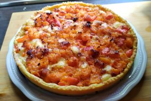 Crostata salata di zucca e peperoni