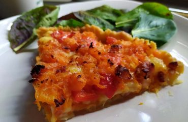 Crostata salata di zucca e peperoni