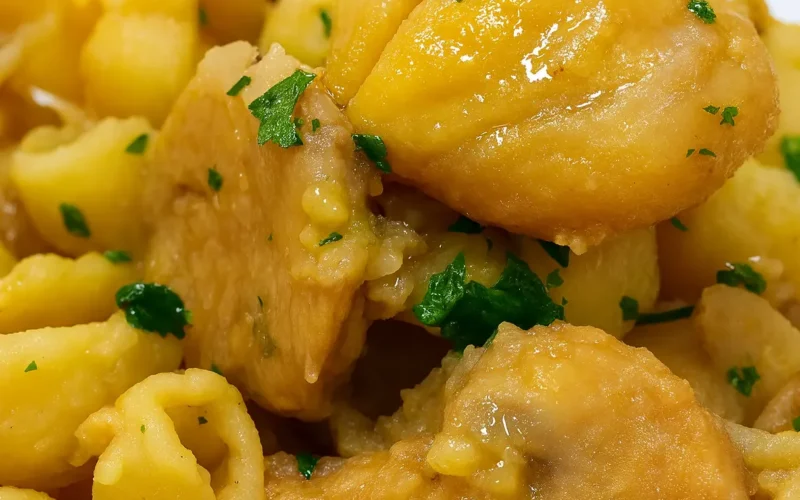 Pasta ca pastigghia con le castagne alla sicialiana