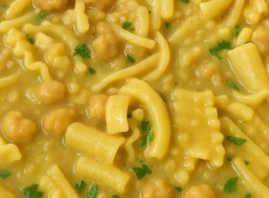 Pasta e ceci pugliese