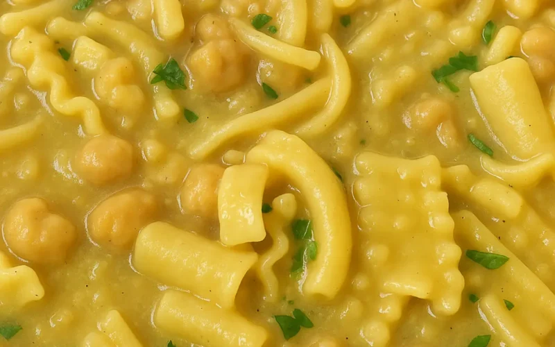 Pasta e ceci pugliese