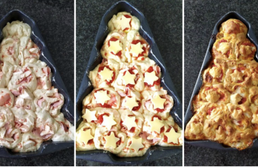 torta pizza albero di natale