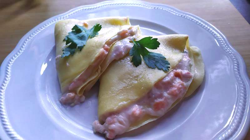 Crespelle al salmone