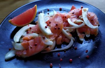 insalata di salmone e finocchi