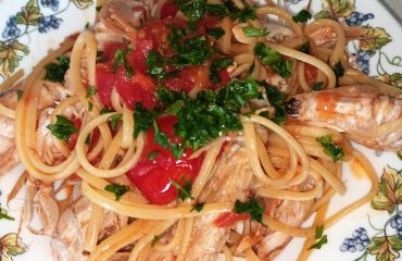 Linguine con le cicale di mare
