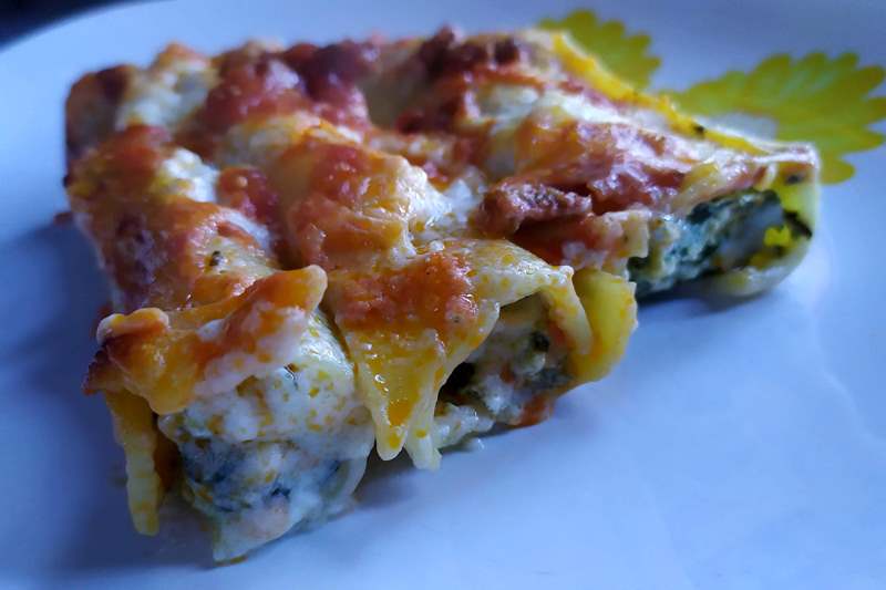 Cannelloni di magro con ragù