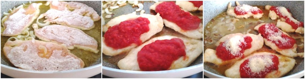 Scaloppine di pollo al pomodoro