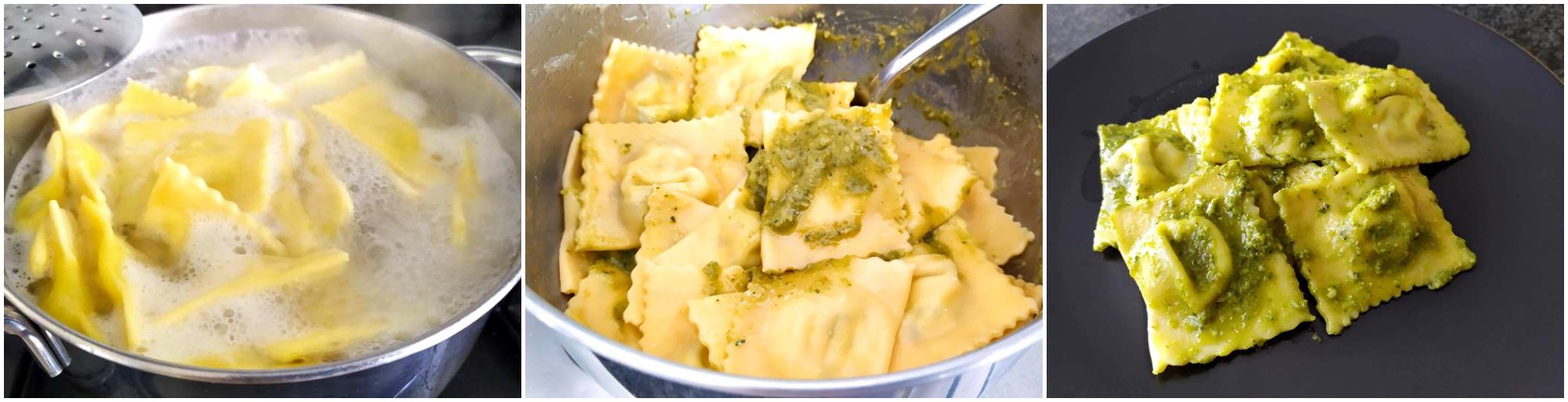 Tortelli piacentini al pesto