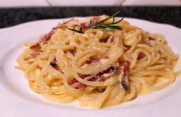 Spaghetti alla carbonara imperfetta