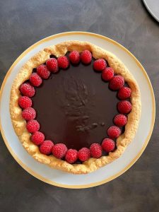 Crostata al cioccolato fondente