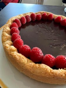 Crostata al cioccolato fondente
