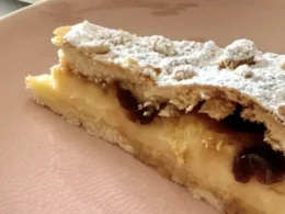 torta crema e amarena