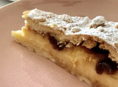 torta crema e amarena