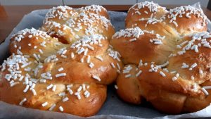 Treccia dolce di Pasqua