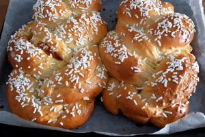 Treccia dolce di Pasqua