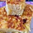 piatto tipico italiano. Frittata di patate