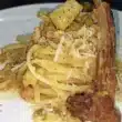 linguine al capretto al forno