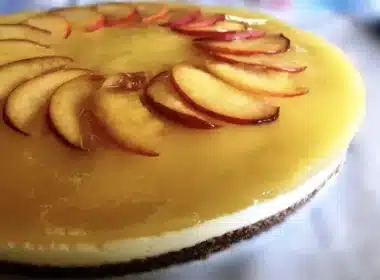 Cheesecake alle pesche