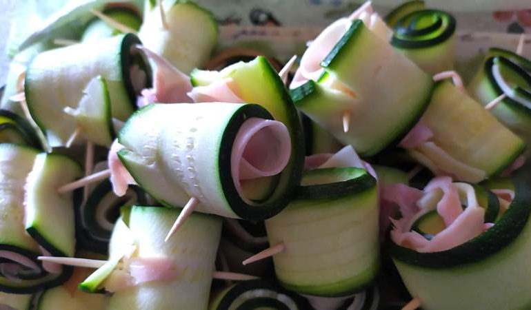 Involtini di zucchine al forno