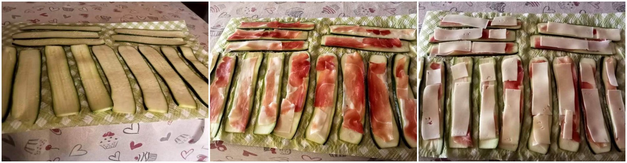 Involtini di zucchine al forno