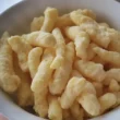 Fonzies patatine al formaggio fatte in casa.