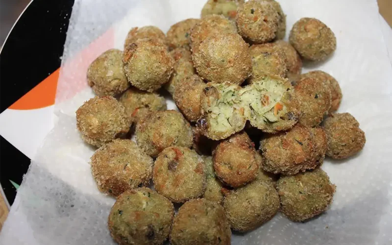 Polpette di vongole e zucchine