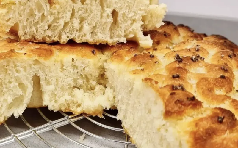 focaccia alta e soffice