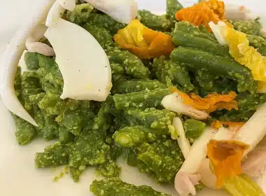 insalata di fagiolini fresce e leggera