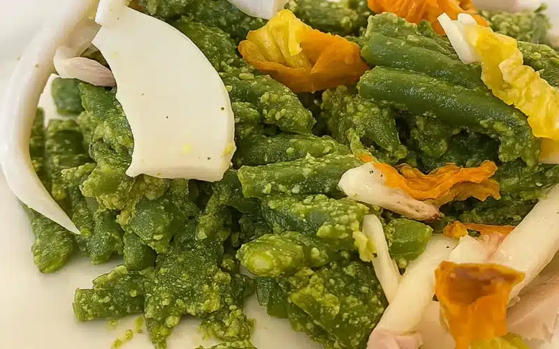 insalata di fagiolini fresce e leggera