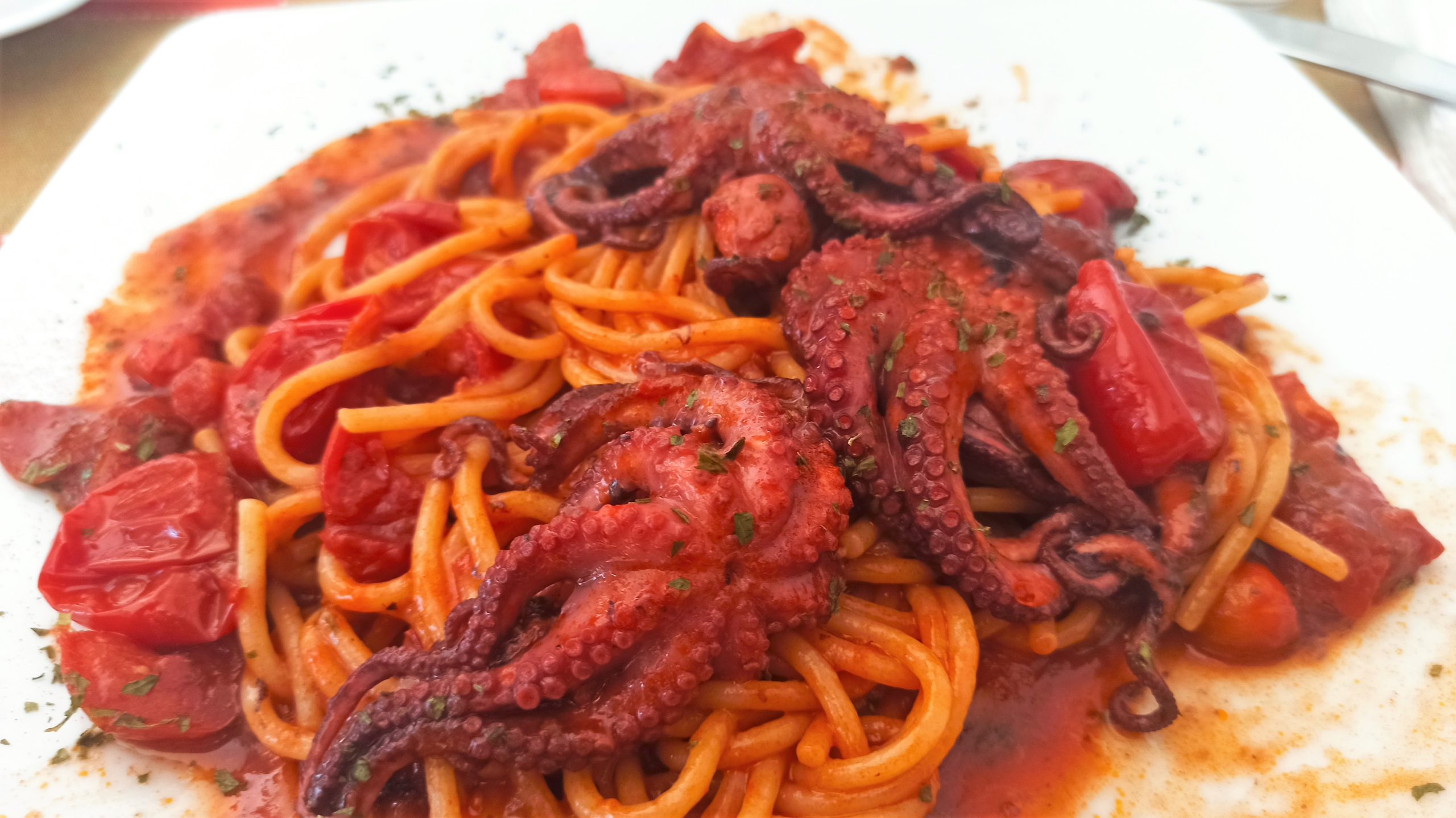 Spaghetti con il "purpetiello"