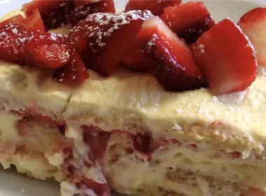 tiramisù alle fragole