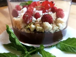 Budino freddo al cioccolato