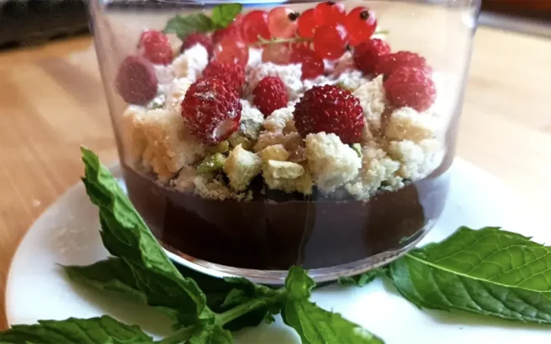 Budino freddo al cioccolato