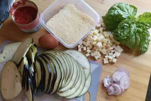 Timballo di spaghetti alle melanzane