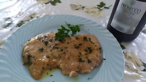 Scaloppine di maiale al Prosecco