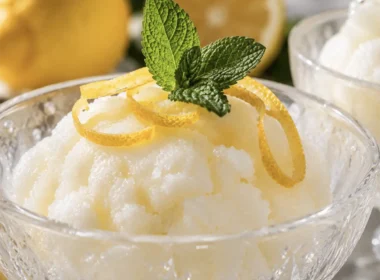 sorbetto al limone