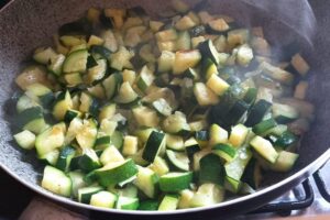 Frittata di zucchine e cipolle