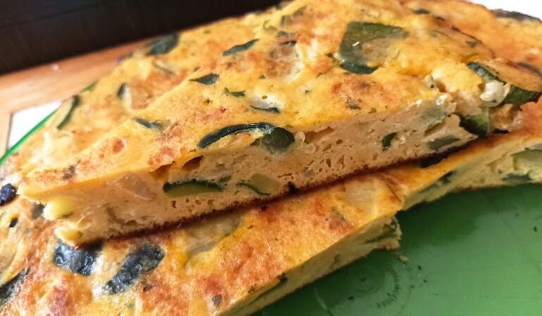 Frittata di zucchine e cipolle