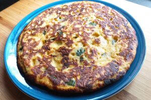 Frittata di zucchine e cipolle