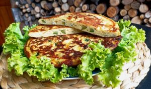 Frittata di zucchine e cipolle