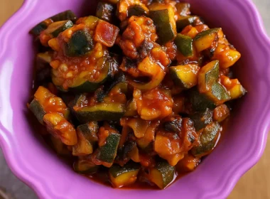 Zucchine condite con pomodoro alla siciliana