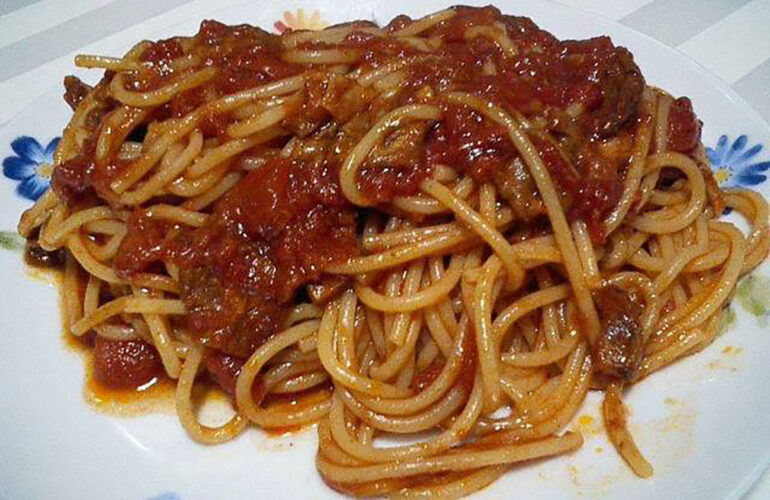 spaghetti alla disperata piuricette
